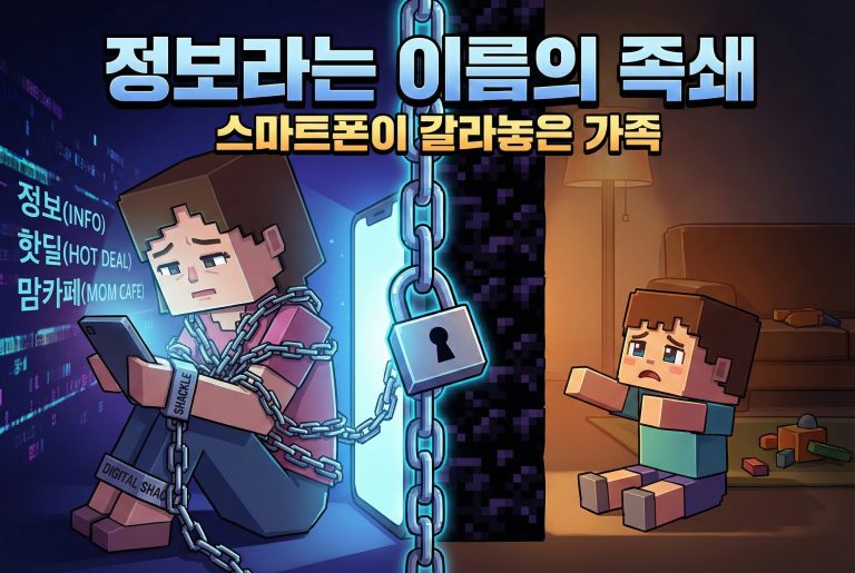 ‘정보’라는 이름의 새로운 족쇄: 스마트폰 중독이 초래한 가정의 분열과 모성의 위기에 대하여